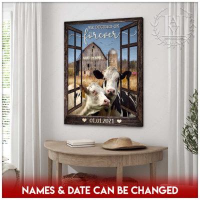 we decided on forever wall art