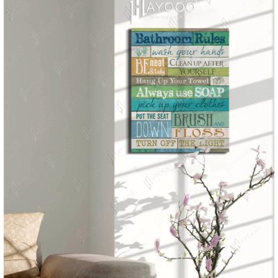 bathroom wall art