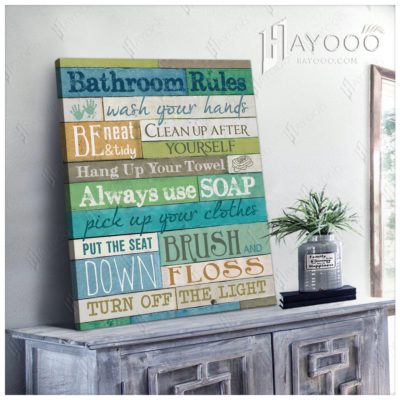 bathroom wall art