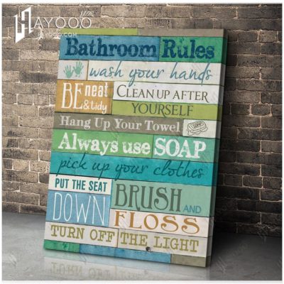 bathroom wall art