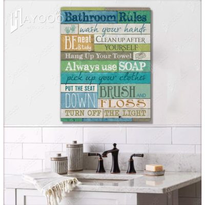 bathroom wall art