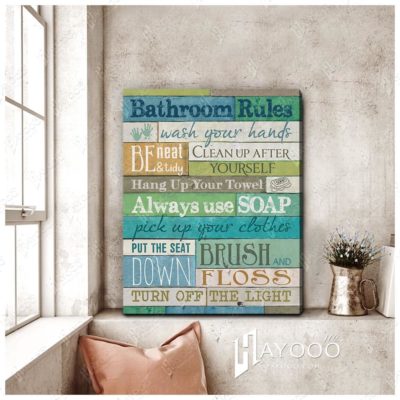 bathroom wall art