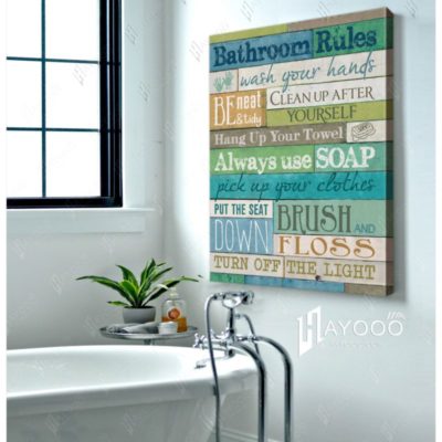 bathroom wall art