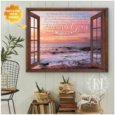 personalised canvas for anniversary