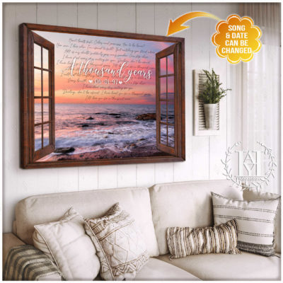 personalised canvas for anniversary