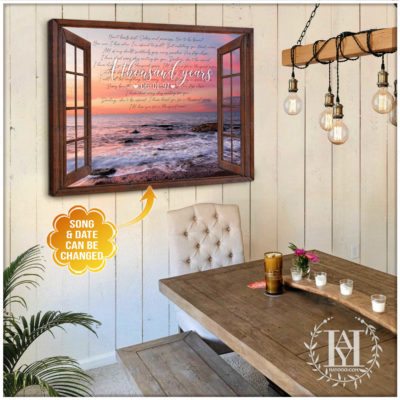 personalised canvas for anniversary