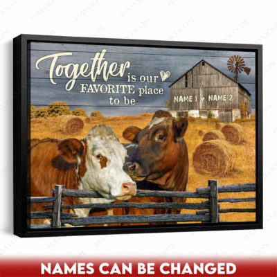 together is our favourite place to be wall art