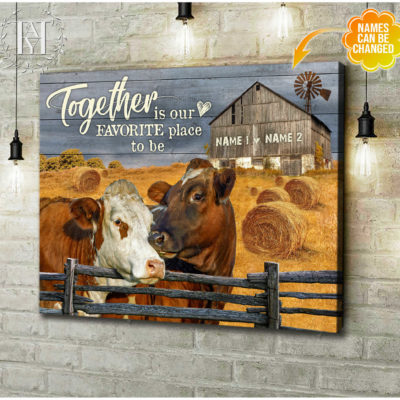together is our favourite place to be wall art