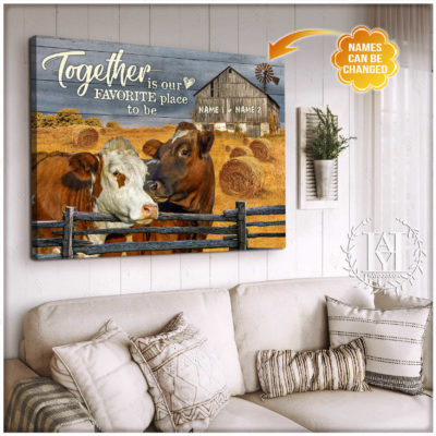 together is our favourite place to be wall art