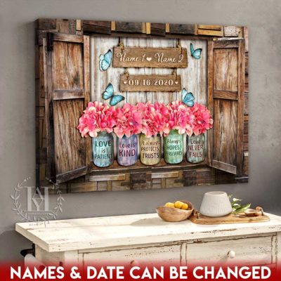 love is patient love is kind canvas