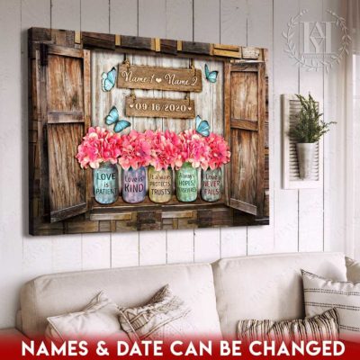 love is patient love is kind canvas