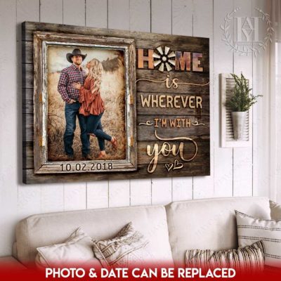 couple photo canvas