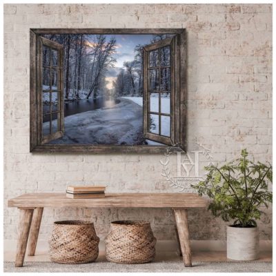 beautiful winter forest