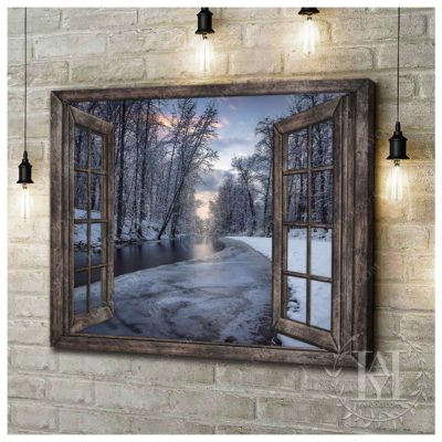 beautiful winter forest