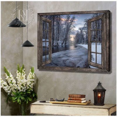 beautiful winter forest