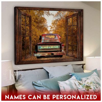 autumn canvas wall art
