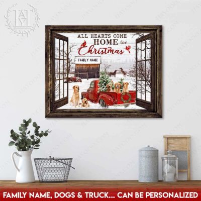 christmas farm truck