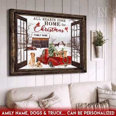 christmas farm truck