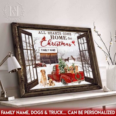 christmas farm truck