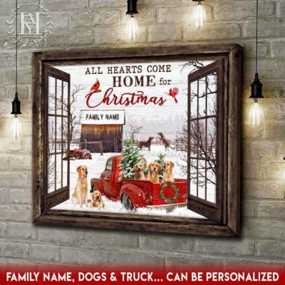 christmas farm truck