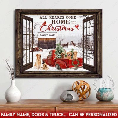 christmas farm truck