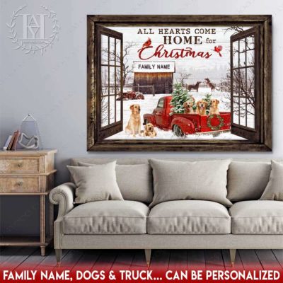 christmas farm truck