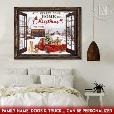 christmas farm truck