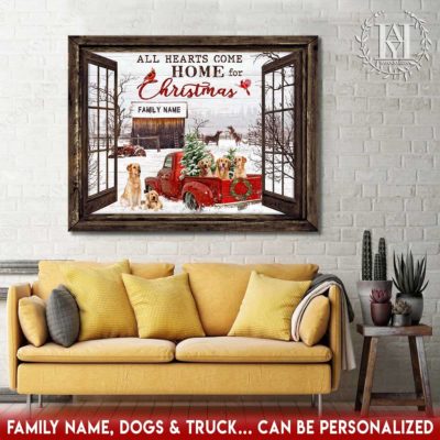 christmas farm truck