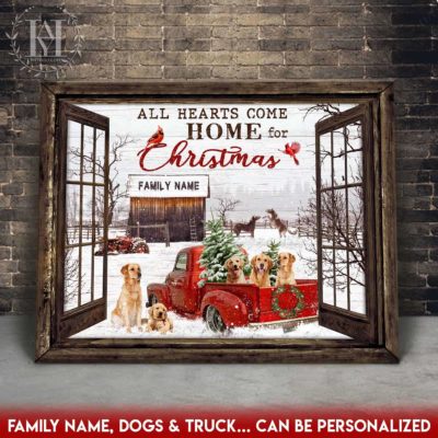 christmas farm truck