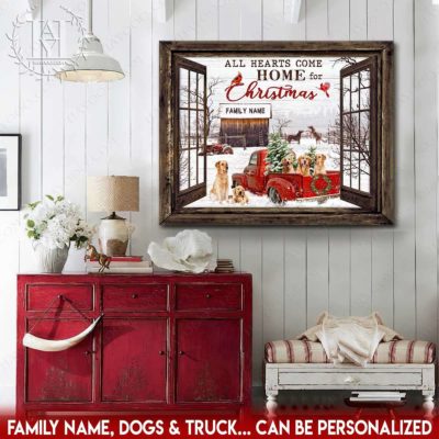 christmas farm truck