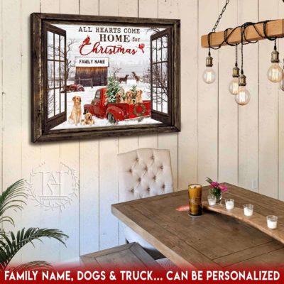 christmas farm truck