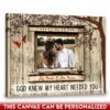 Hayooo Personalized Canvas For 5 Years Wedding Anniversary With Your Love Message In Tan