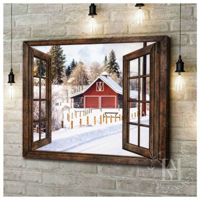 country road barn