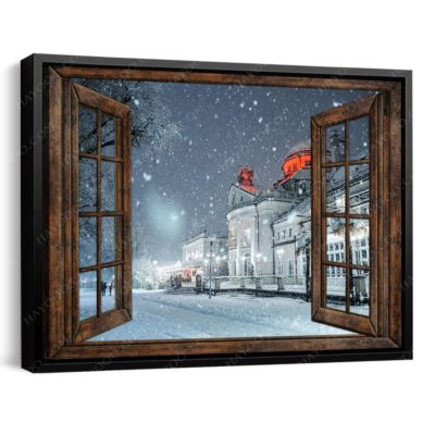 snowy scenery art