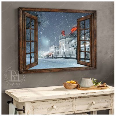 snowy scenery art