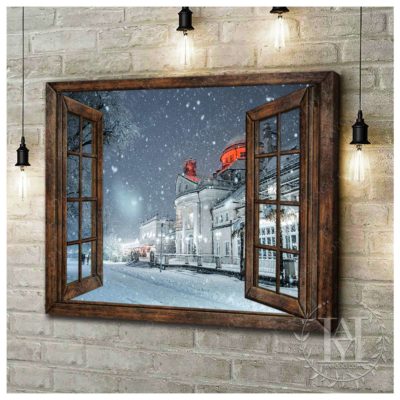 snowy scenery art