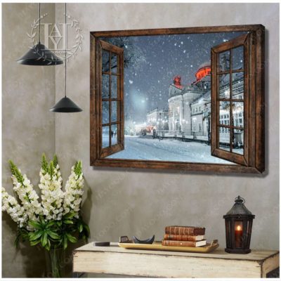 snowy scenery art