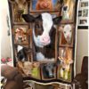 fleece cow blanket