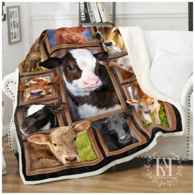 fleece cow blanket