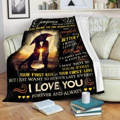 To My Gorgeous Wife blanket