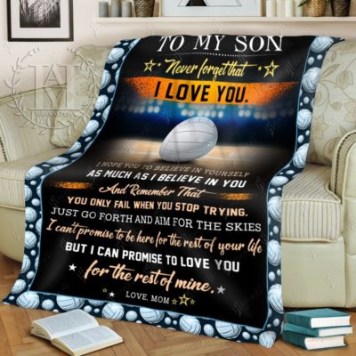 Volleyball Blanket To My Son