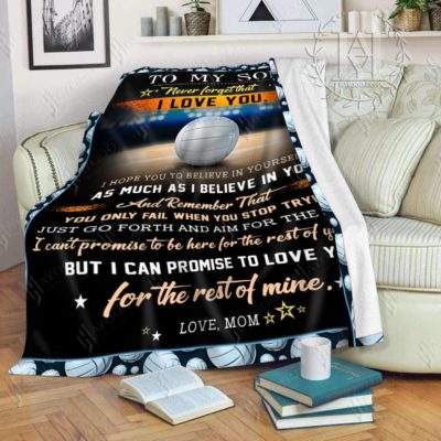 Volleyball Blanket To My Son