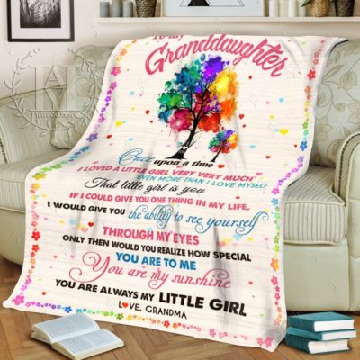 To My Granddaughter blanket
