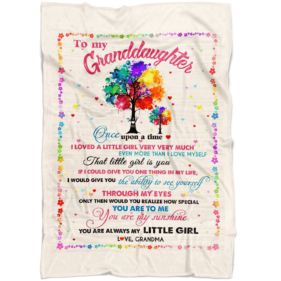 To My Granddaughter blanket