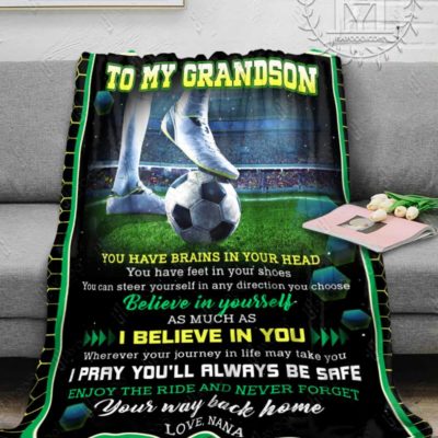 soccer blanket from nana