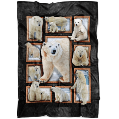 polar bear blanket