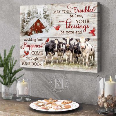 christmas cow art