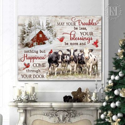 christmas cow art