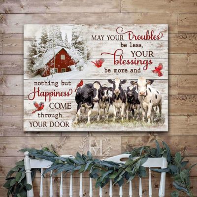 christmas cow art