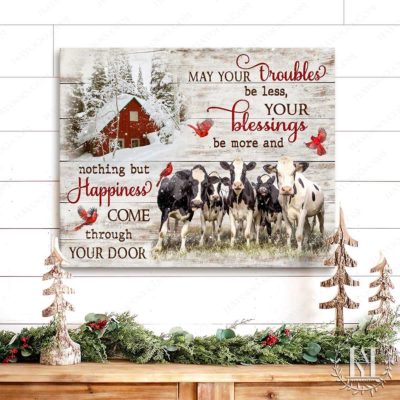 christmas cow art